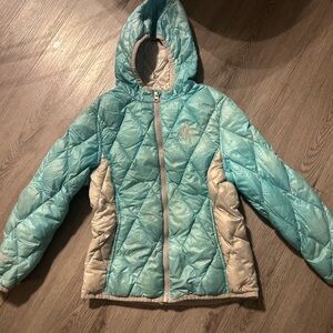 Kids Blue and Cream Quilted Jacket